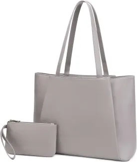 15.6 Inch Work Bags Waterproof Laptop Bag, Large Capacity Office Purse Computer Briefcase Durable Shoulder Bag