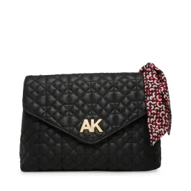 Anne Klein Quilted AK Flap Shoulder Handbag