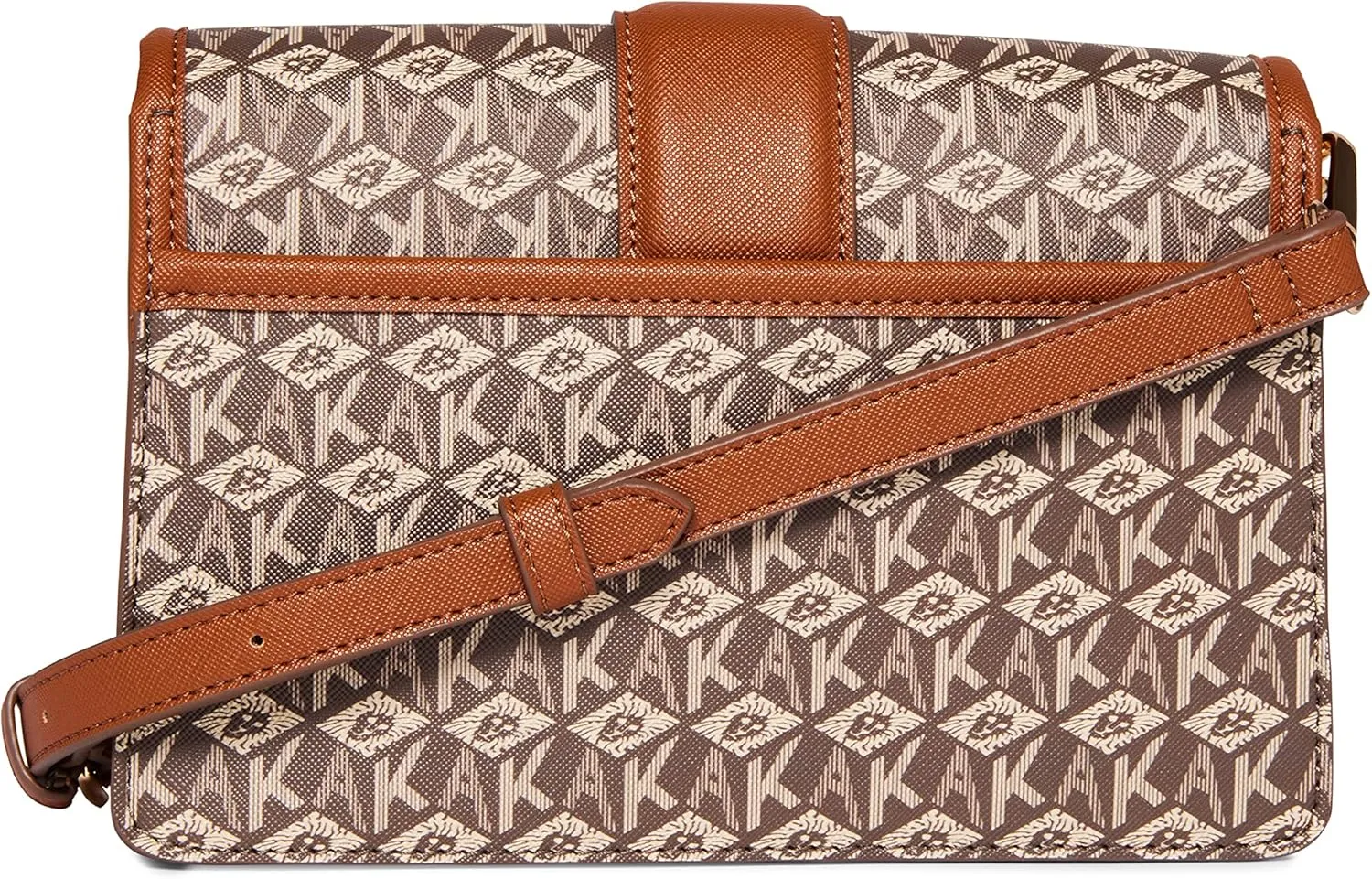 Anne Klein Small Flap Ak Cube Logo Crossbody