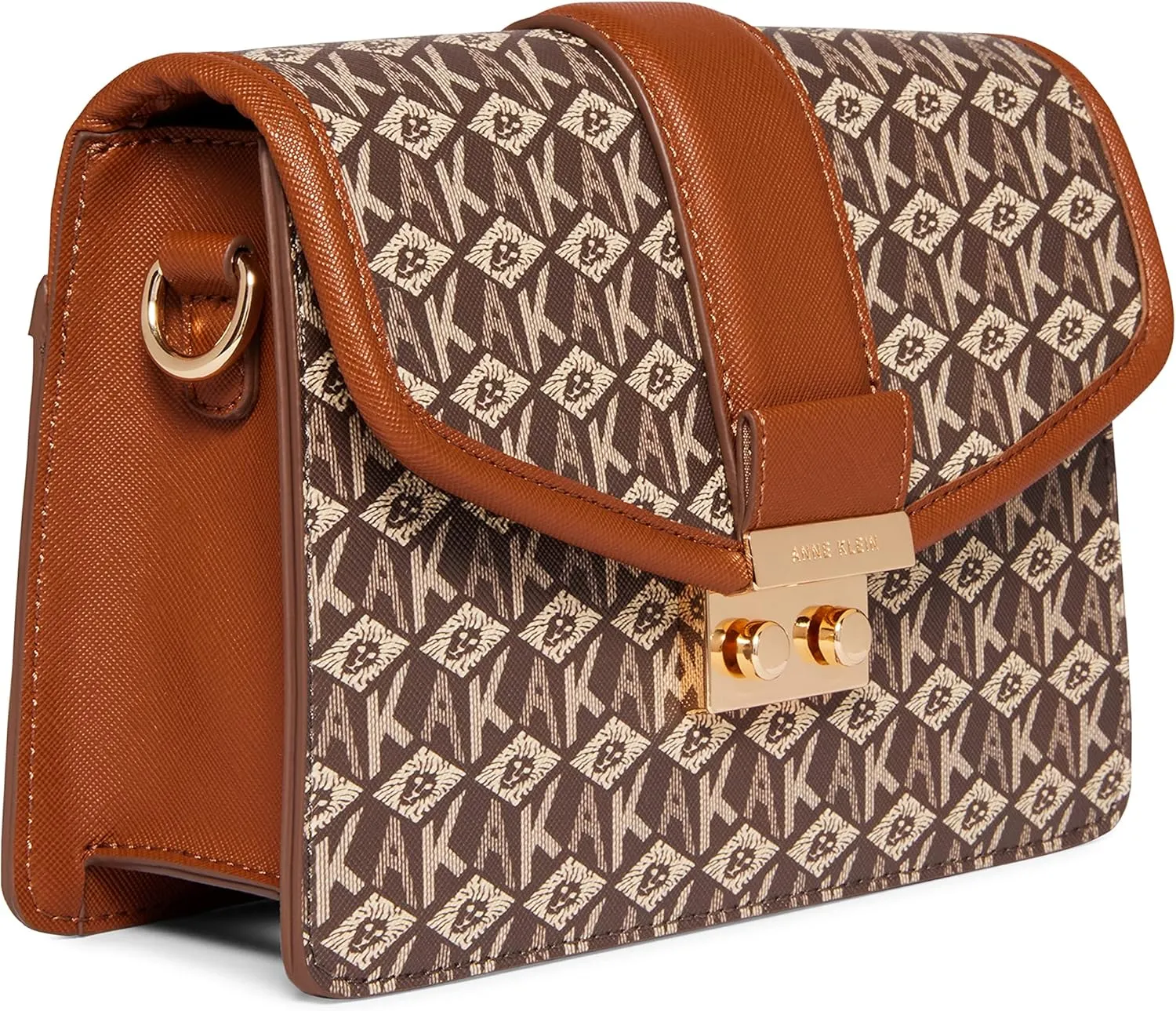 Anne Klein Small Flap Ak Cube Logo Crossbody