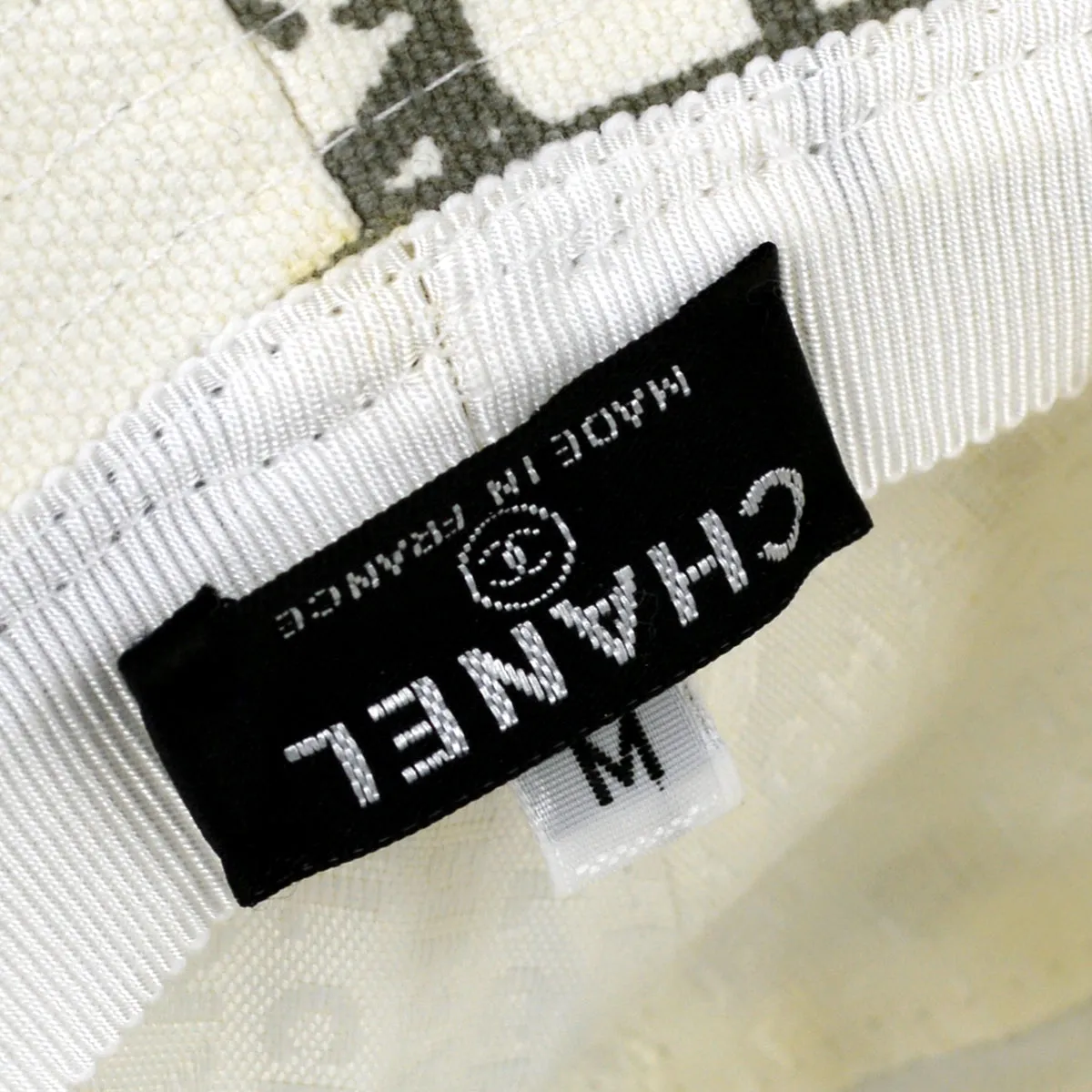 Chanel 2003 Spring Windows Line Bucket Hat #M