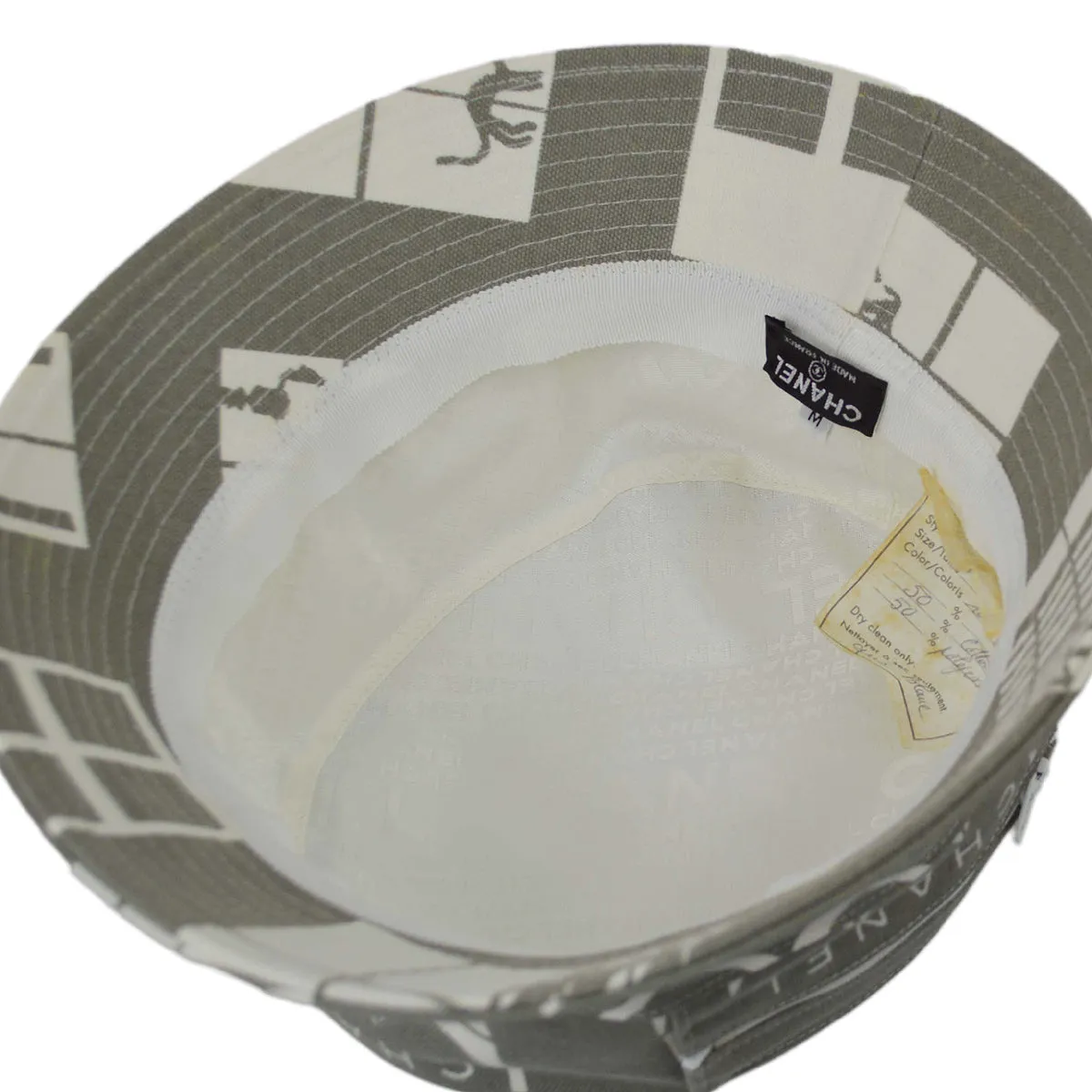 Chanel 2003 Spring Windows Line Bucket Hat #M