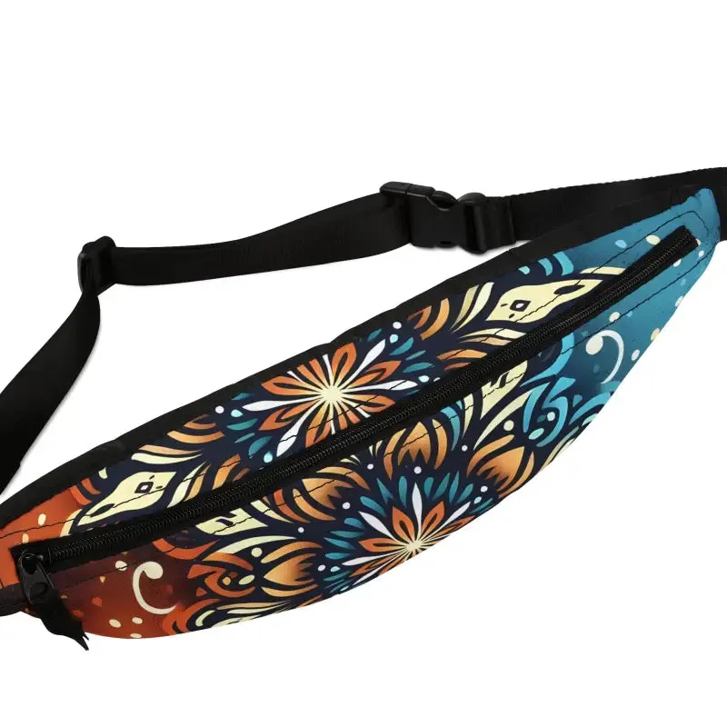 Colorful Mandala Fanny Pack Festival Vibes