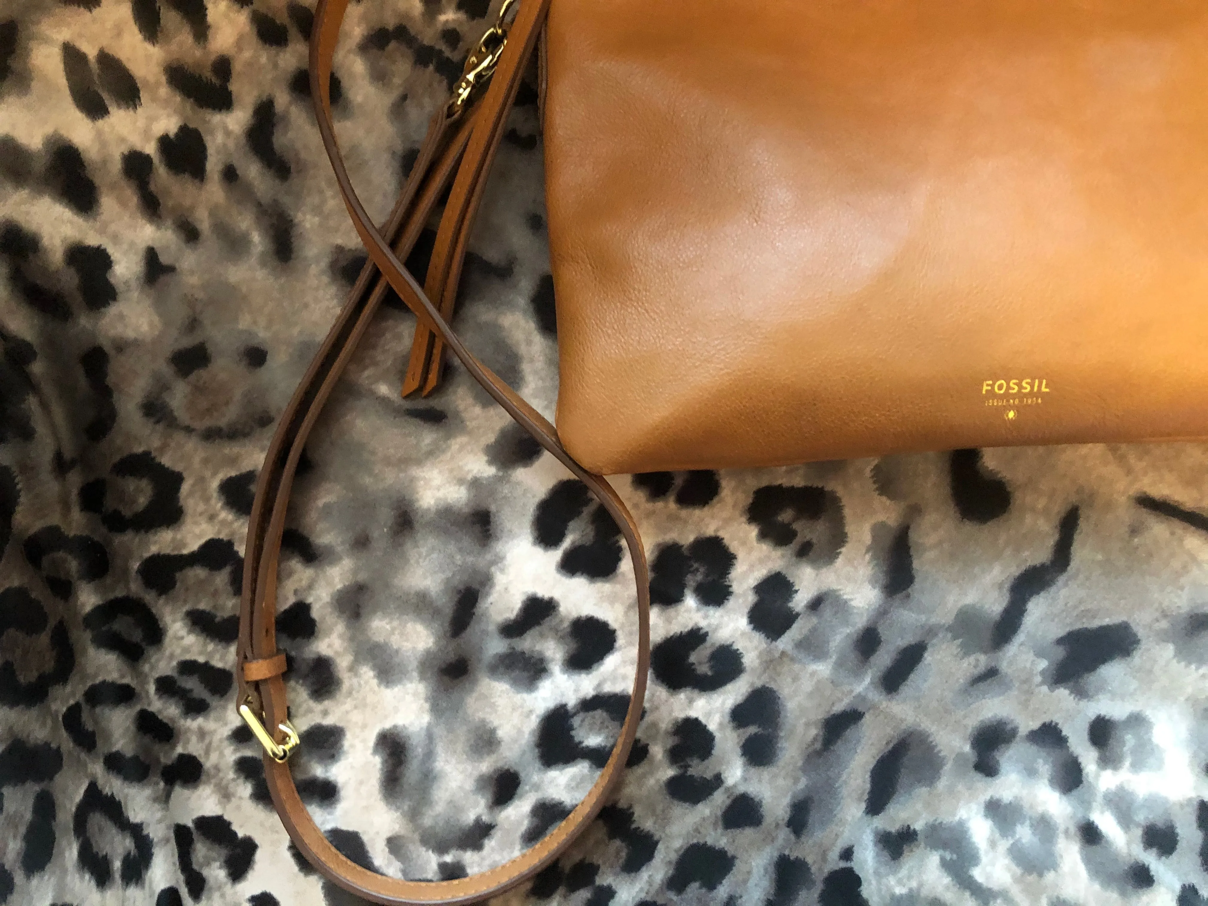 consignment bag - Fossil tan crossbody
