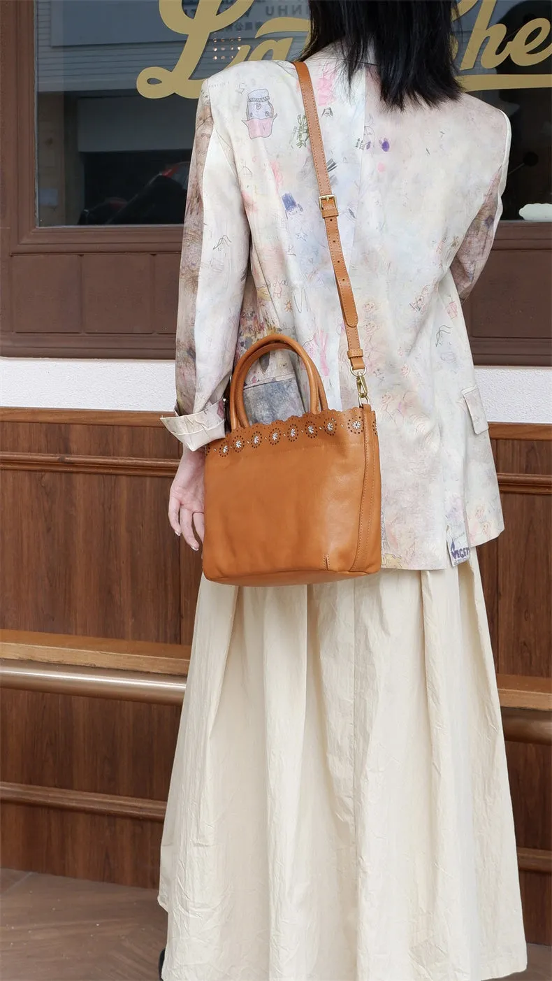 Elegant Womens Leather Shoulder Handbags Black Crossbody Bags For Women