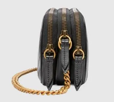 GG Marmont Mini Chain Bag - Dusty Pink, Red, Black