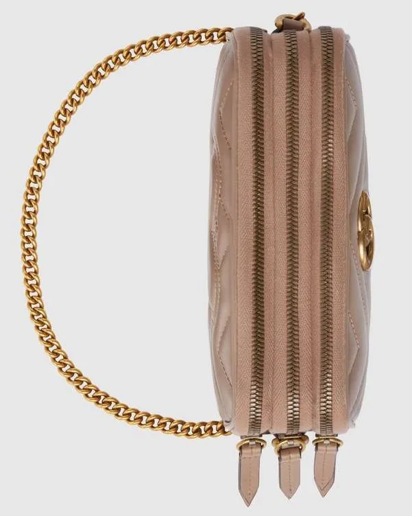 GG Marmont Mini Chain Bag - Dusty Pink, Red, Black