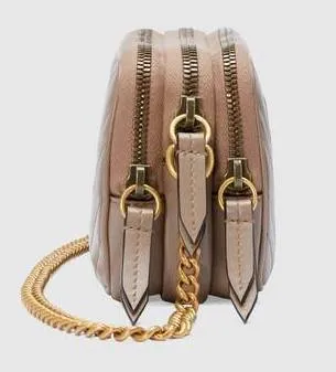 GG Marmont Mini Chain Bag - Dusty Pink, Red, Black