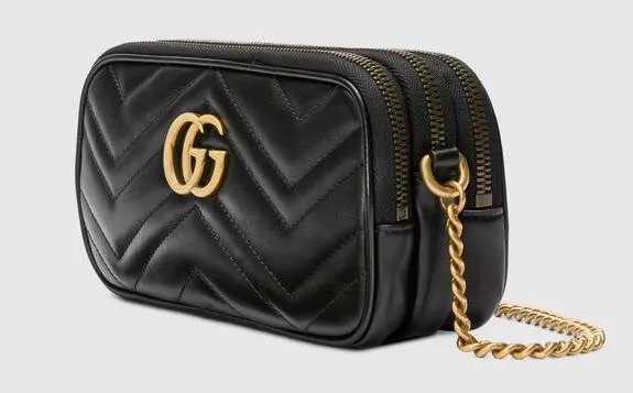 GG Marmont Mini Chain Bag - Dusty Pink, Red, Black
