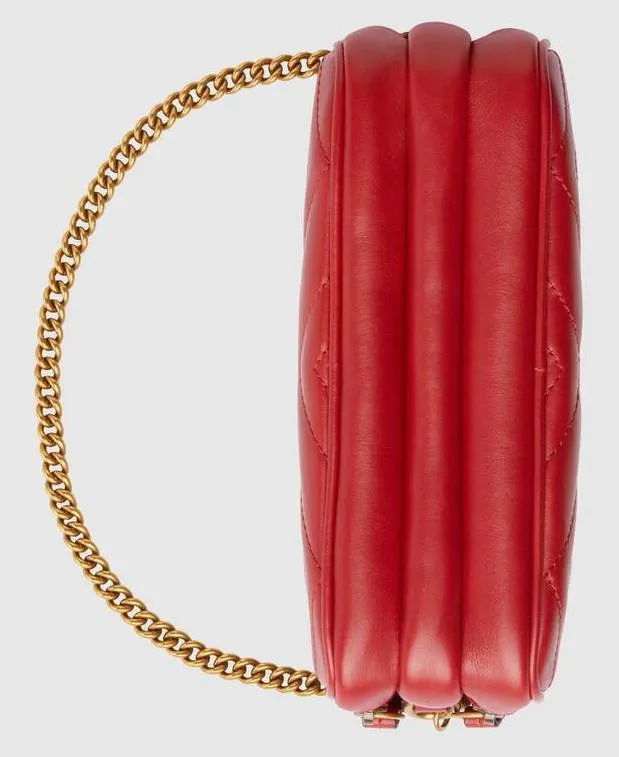 GG Marmont Mini Chain Bag - Dusty Pink, Red, Black