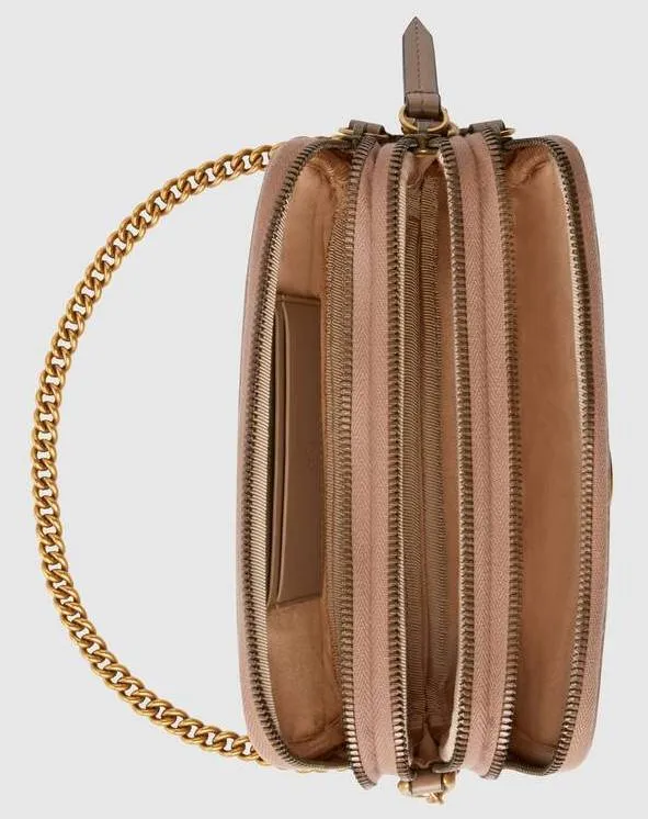GG Marmont Mini Chain Bag - Dusty Pink, Red, Black