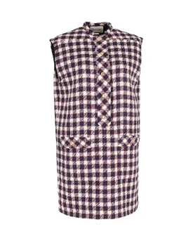Gucci Sylvie Tweed Mini Dress in Multicolor Cotton