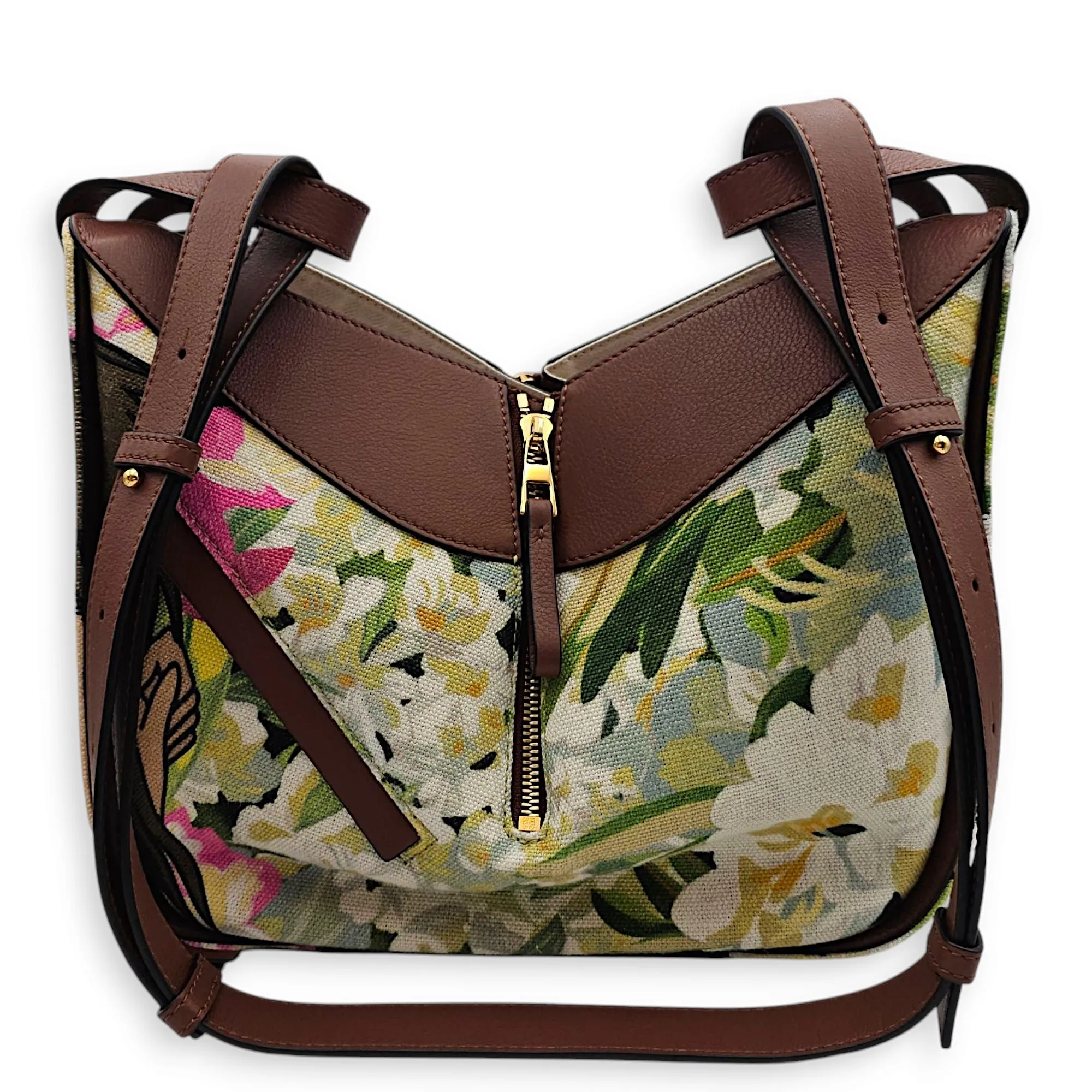 Hammock- Spirited Away Chihiro Small Multi-colour Crossbody Bag in Calf, canvas, Gold hardware