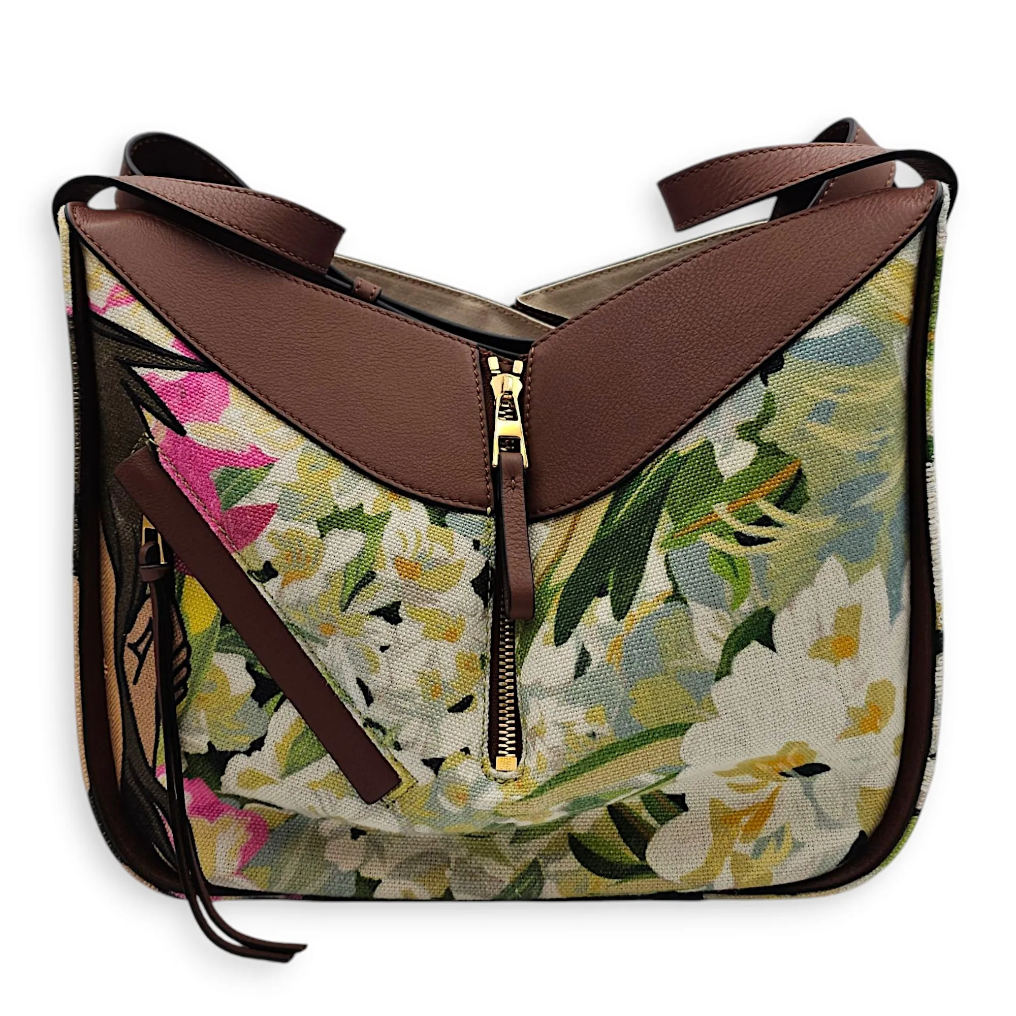 Hammock- Spirited Away Chihiro Small Multi-colour Crossbody Bag in Calf, canvas, Gold hardware