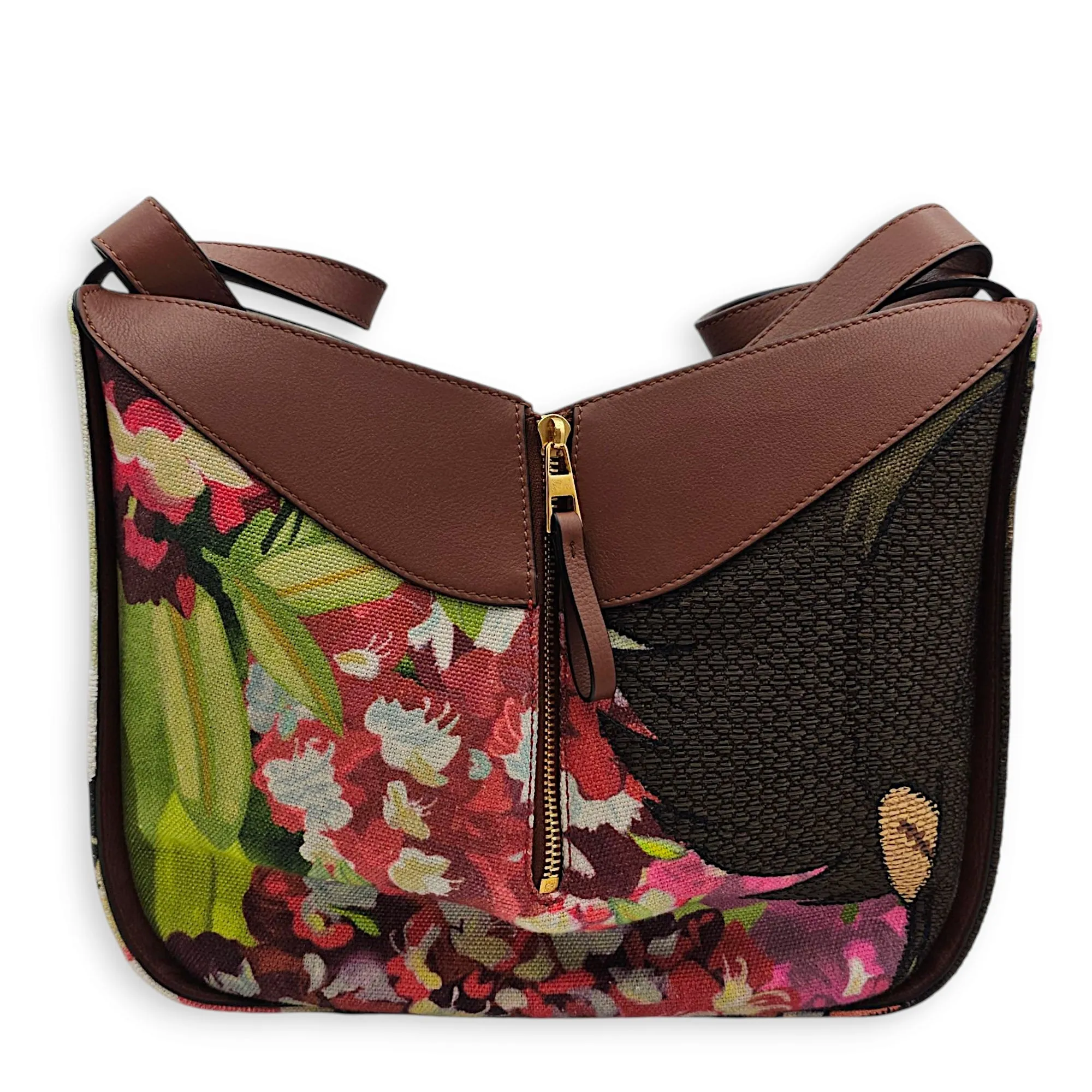 Hammock- Spirited Away Chihiro Small Multi-colour Crossbody Bag in Calf, canvas, Gold hardware