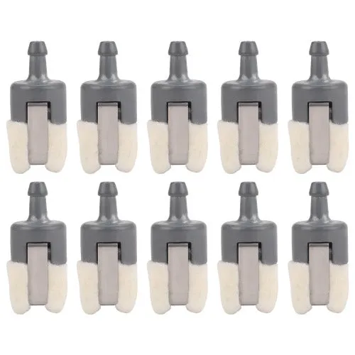 Hipa 10pcs 125-527 Fuel Filter 13120507320 for Echo SRM210 GT200 SRM225 SRM210 SRM2100 GT225 PAS225 Trimmer PB200 PB250 PB250LN ES210 ES250 Blower