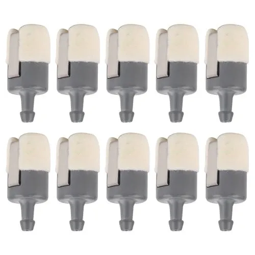 Hipa 10pcs 125-527 Fuel Filter 13120507320 for Echo SRM210 GT200 SRM225 SRM210 SRM2100 GT225 PAS225 Trimmer PB200 PB250 PB250LN ES210 ES250 Blower