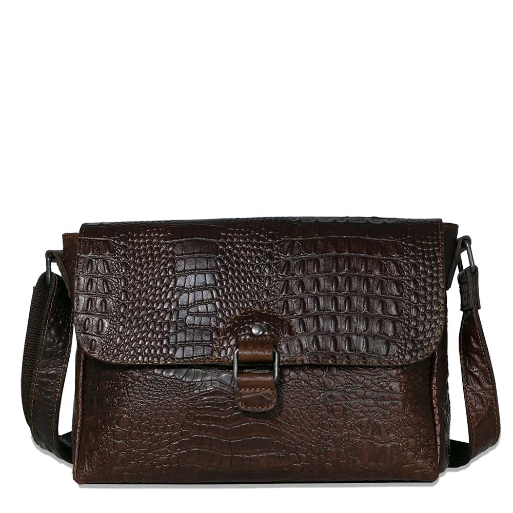 Hornback Croco Olivia Crossbody Bag #HB218