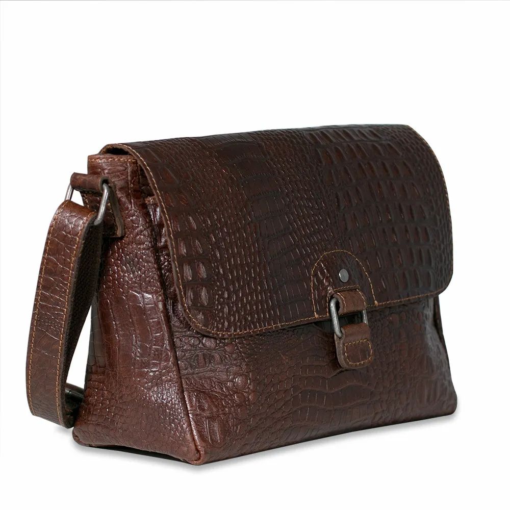 Hornback Croco Olivia Crossbody Bag #HB218