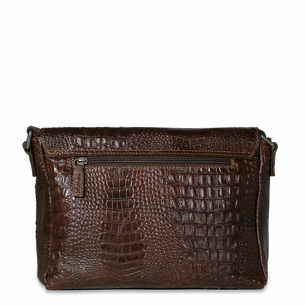 Hornback Croco Olivia Crossbody Bag #HB218