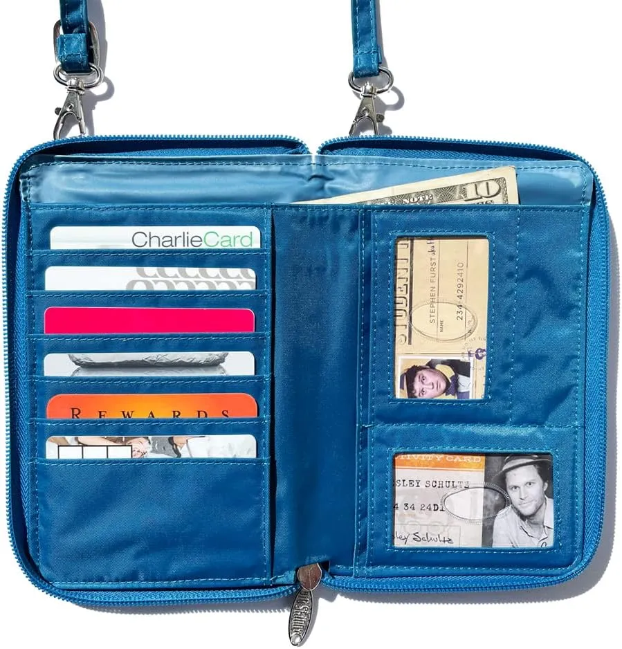 RFID BLOCKING CAMBRIDGE CROSSBODY PHONE WALLET