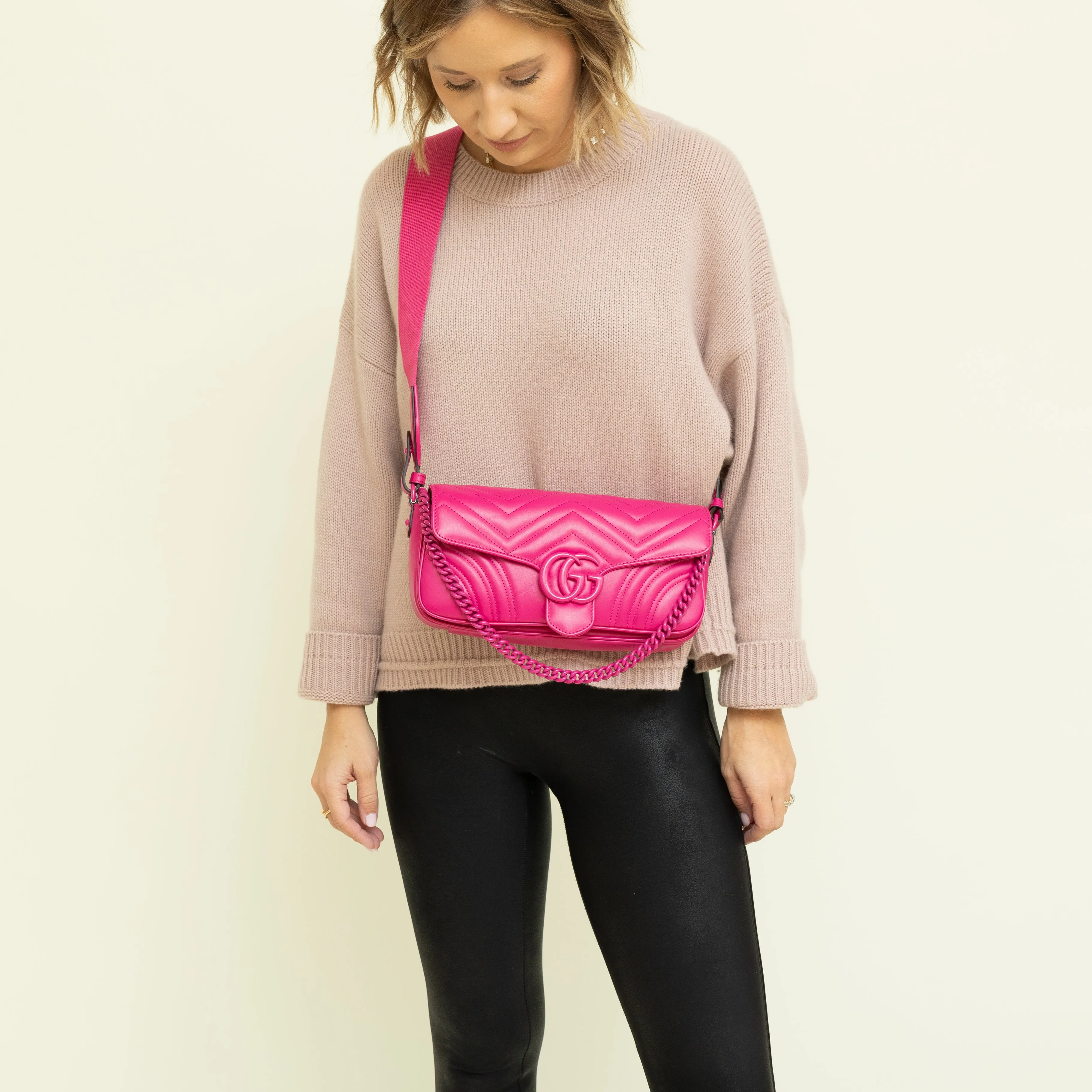 Small Marmont Flap, So Pink 8058