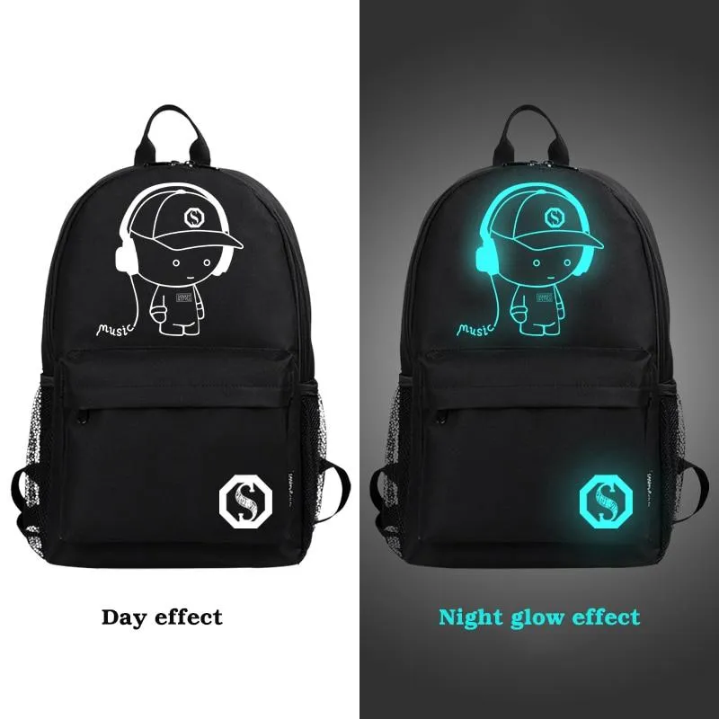 Smart Anime USB Backpack