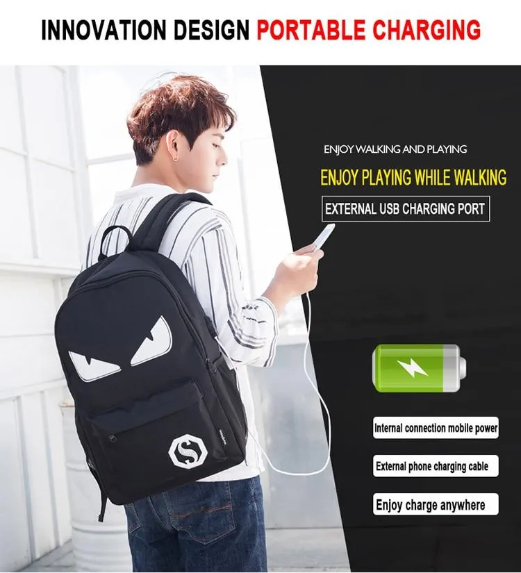 Smart Anime USB Backpack
