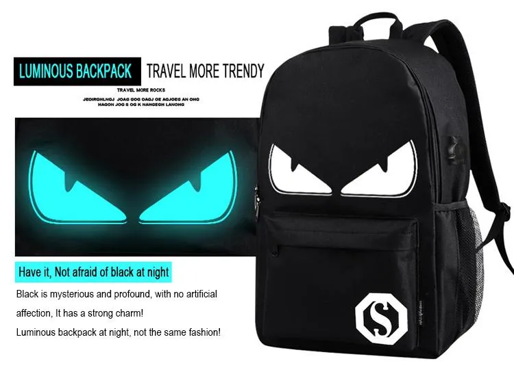 Smart Anime USB Backpack