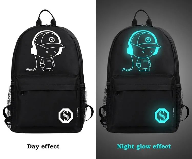 Smart Anime USB Backpack